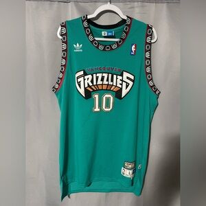 Adidas Teal Vancouver Grizzlies Jersey